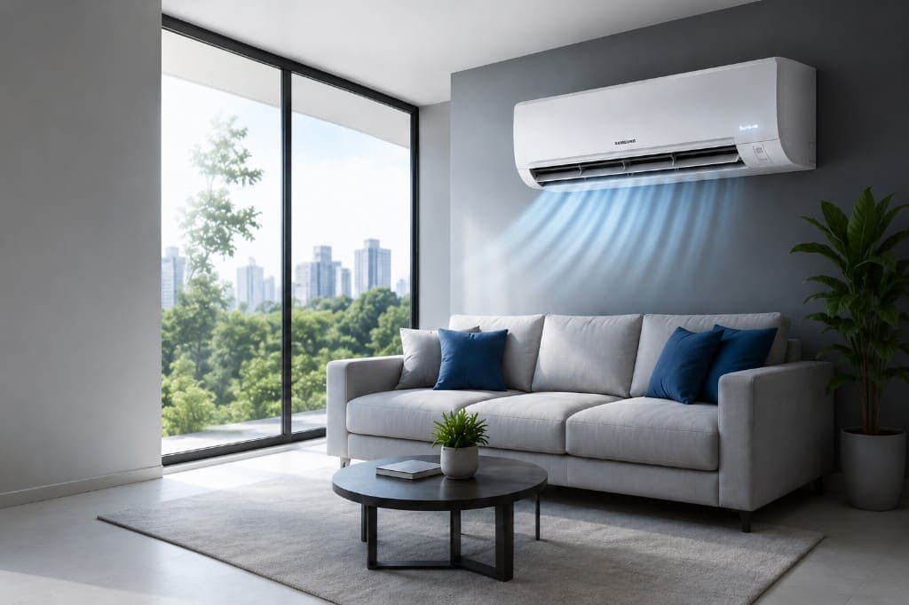 Ambiente residencial climatizado pela S4R Climatização