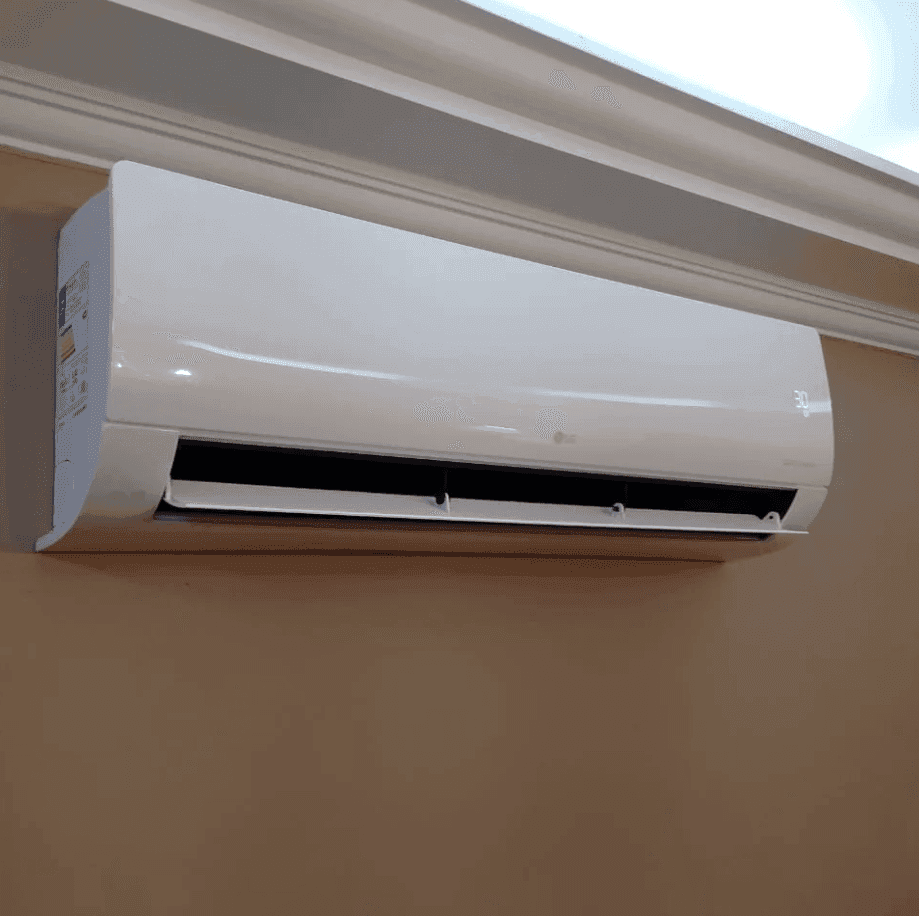 Instalação residencial de ar-condicionado realizada pela S4R Climatização